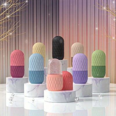 Rouleau de glace pour le visage, massage du visage